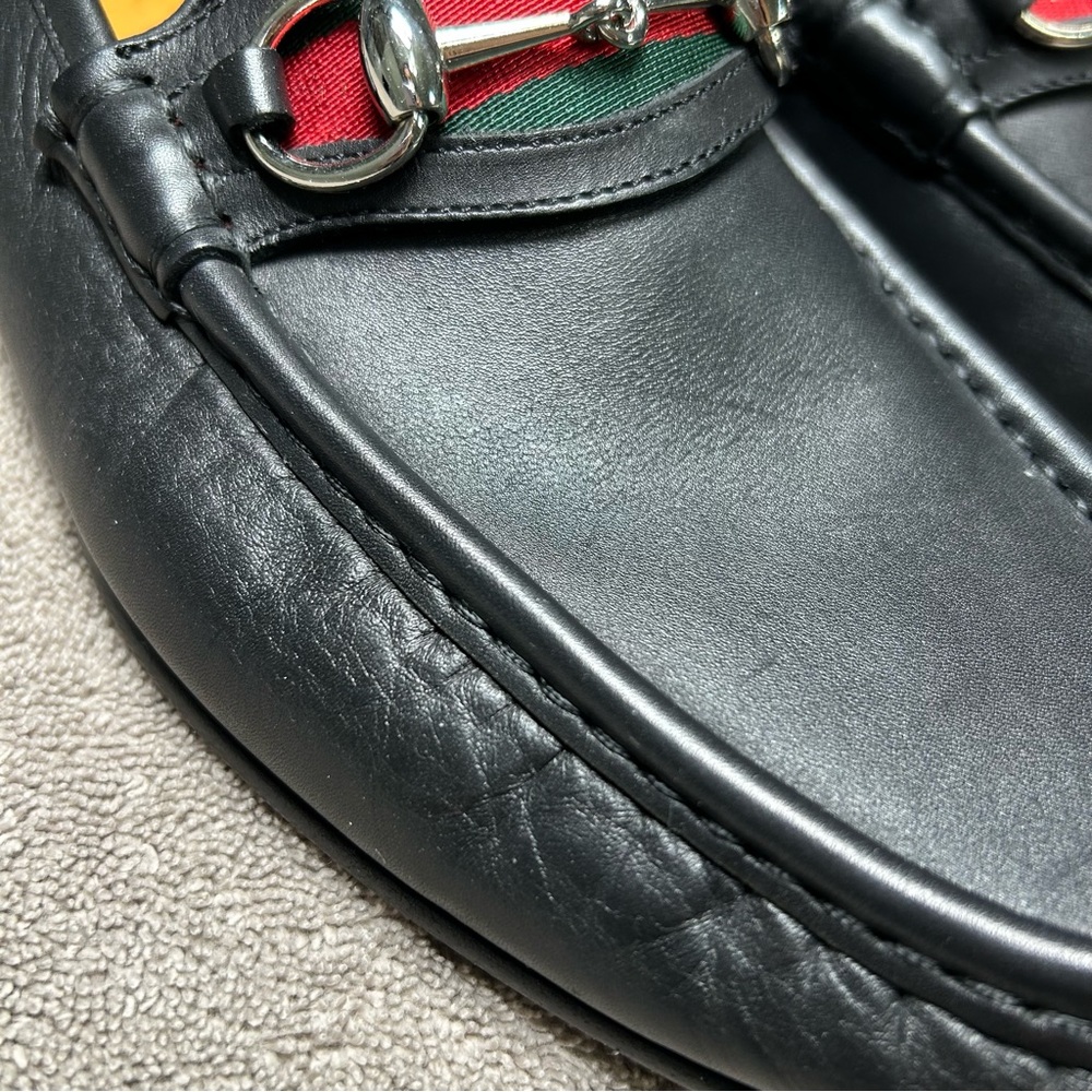 EUC Gucci mens horsebit Loafers size 9 - Picture 4 of 8